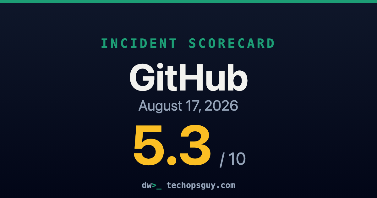 GitHub incident: autoscaling misconfiguration and retry storm
